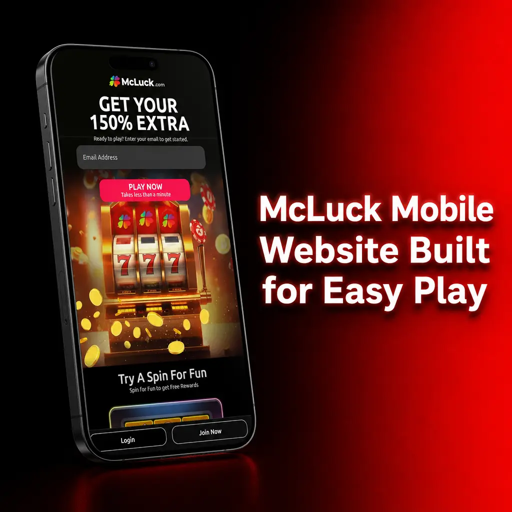 McLuck Mobile Website Built for Easy Play